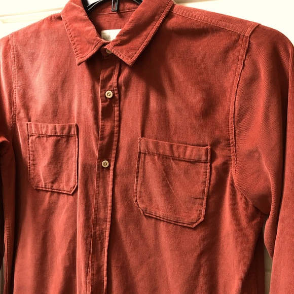 Corduroy shirt. Zara - Picture 1 of 5